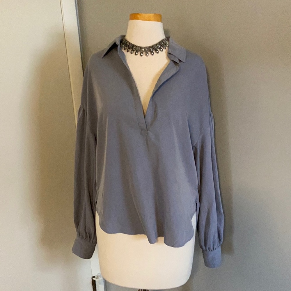 Free People Oversized Dress Shirt